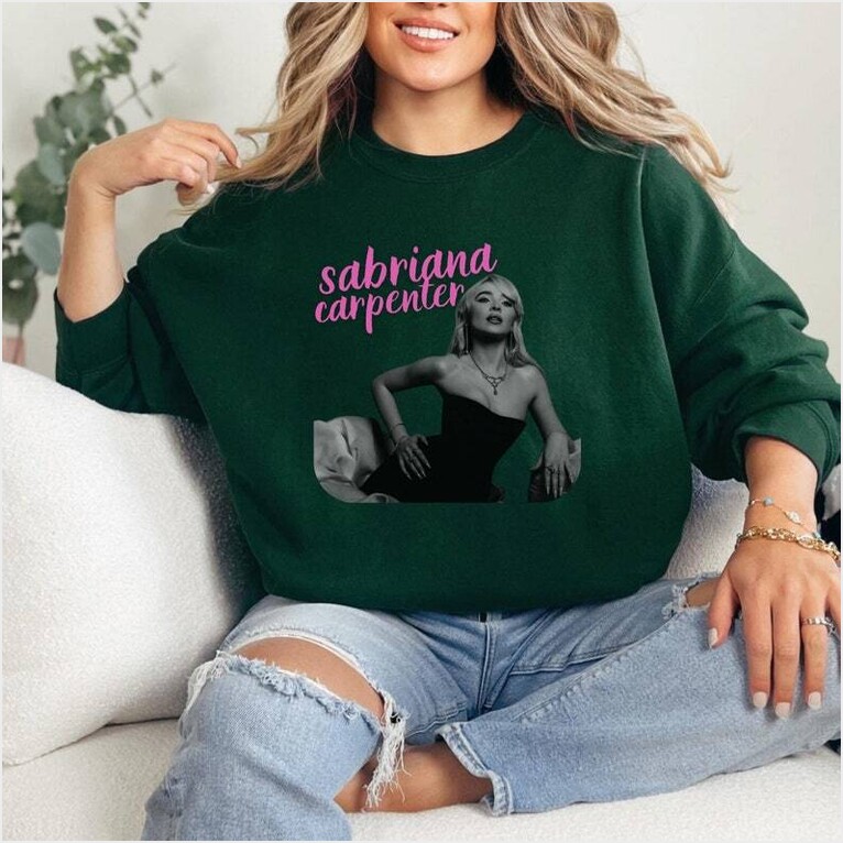 Sabrina Carpenter Crewneck, Cozy Unisex Sweatshirt, Casual Layer, Gift For Her, Chill Vibes, Music Lover Apparel Gifts For Him
