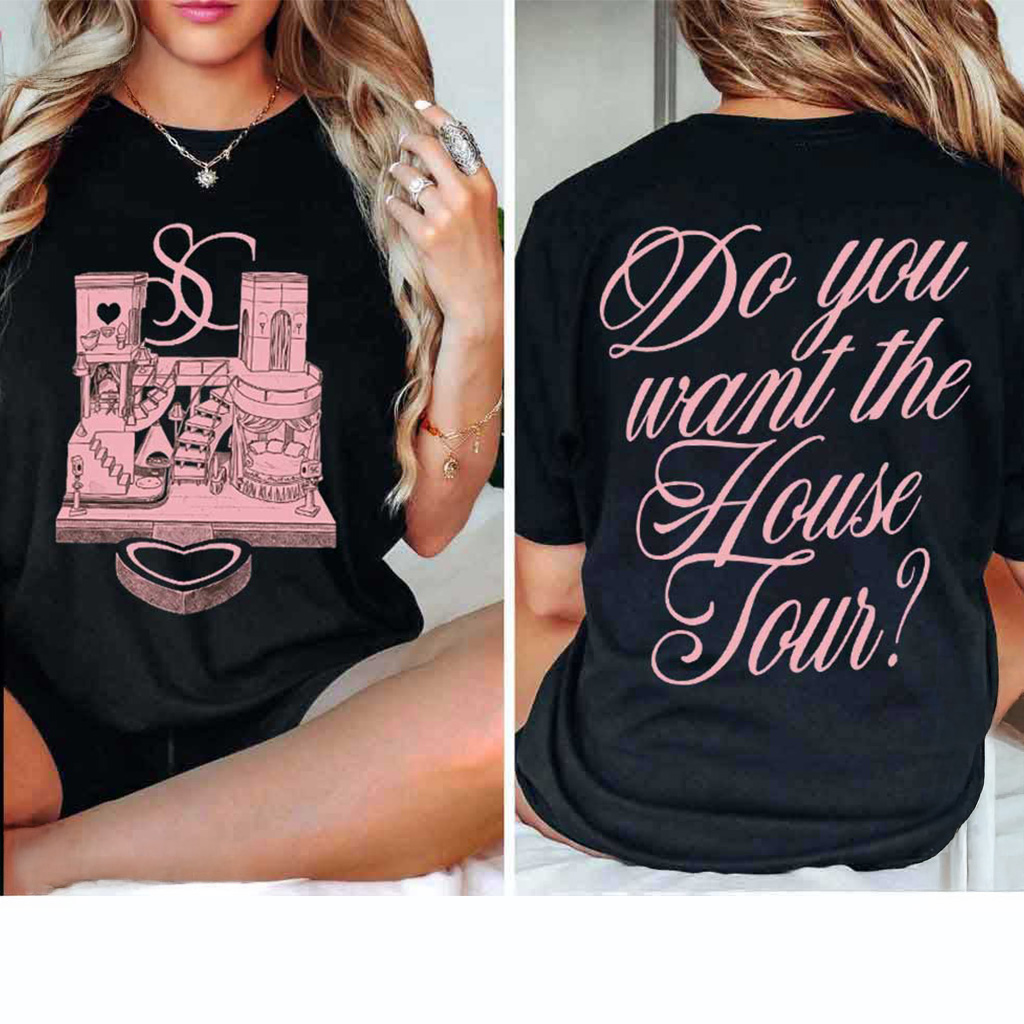 Sabrina Carpenter Do You Want The House Tour Concert T-Shirt Sabrina Carpenter Merch Fans Gifts Sabrina Carpenter Do You Want The House Tour Concert T-Shirt Sabrina Carpenter Merch Fans Gifts