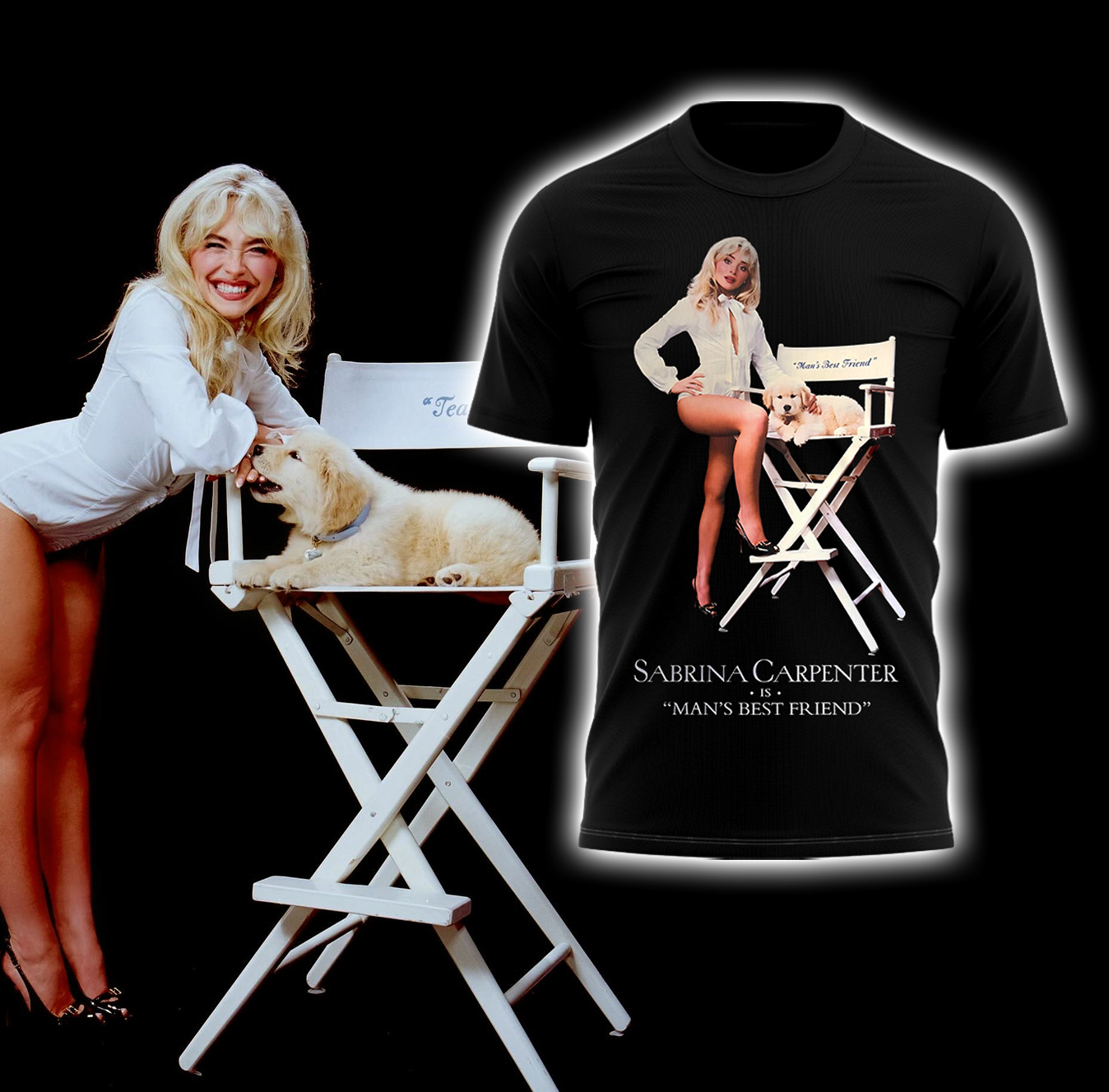Sabrina Carpenter Mans Best Friend T-Shirt Best Gift For Music Fans