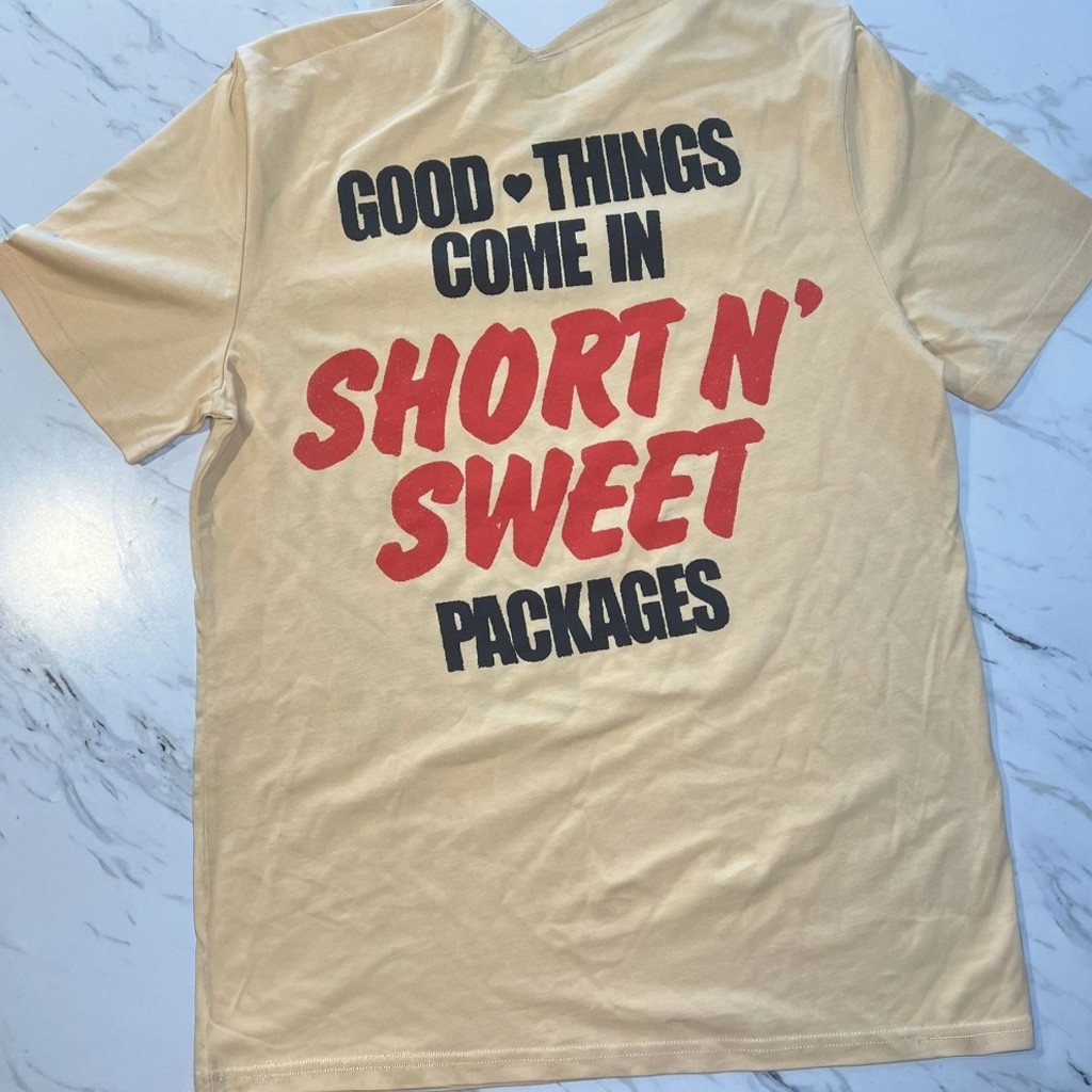 Sabrina Carpenter Merch Good Things Come In Short N Sweet Packages Shirt Gifts For Fans Sabrina Carpenter Merch Good Things Come In Short N Sweet Packages Shirt Gifts For Fans