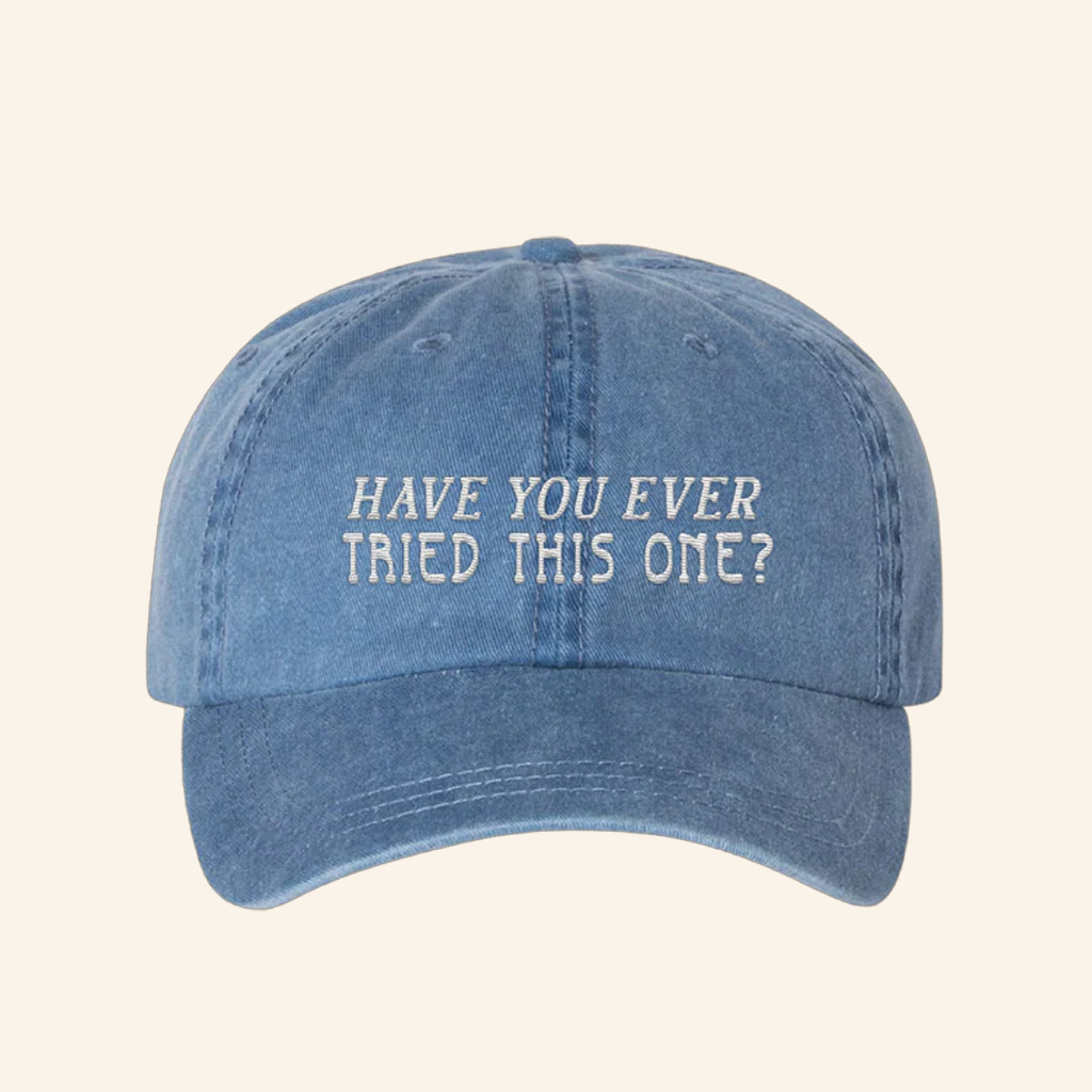Sabrina Carpenter Merch Have You Ever Tried This One Denim Hat Embroidered Gifts For Fans Sabrina Carpenter Merch Have You Ever Tried This One Denim Hat Embroidered Gifts For Fans