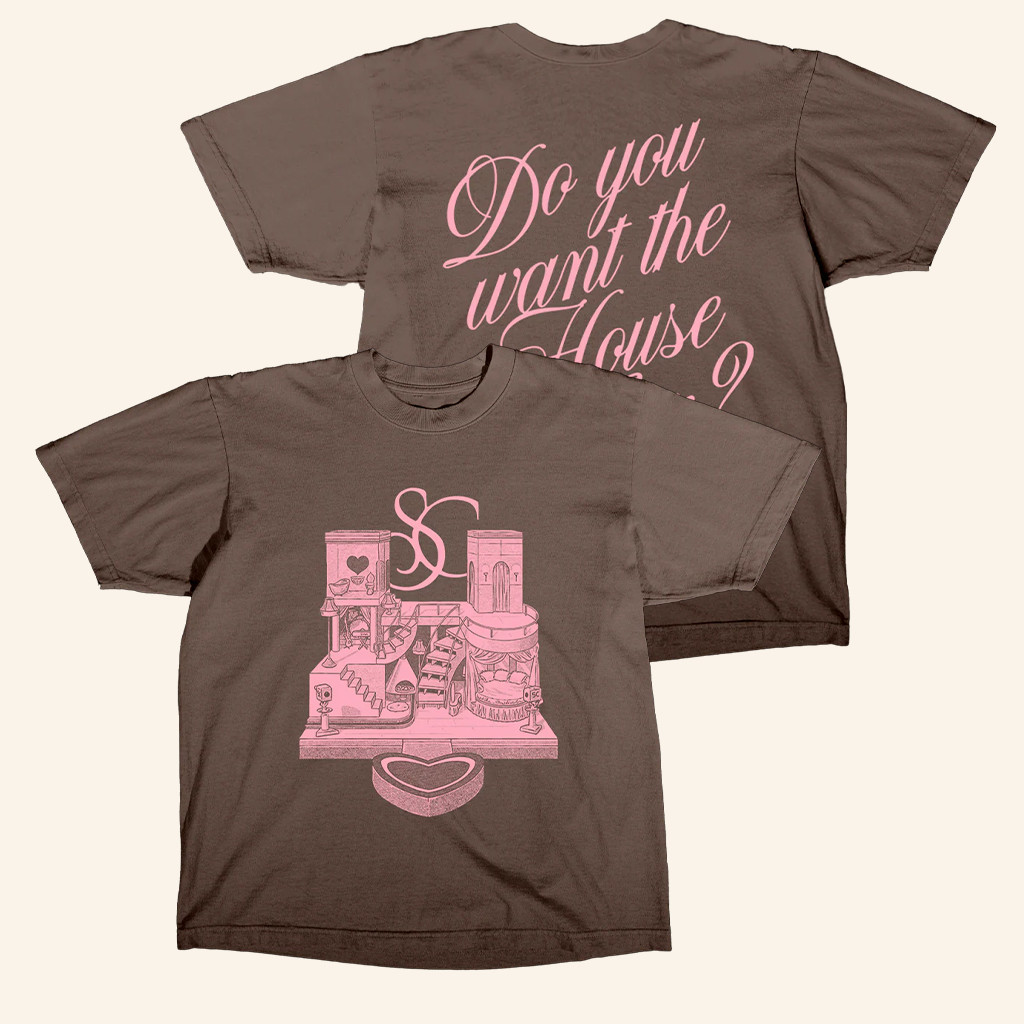 Sabrina Carpenter Merch House Tour T-Shirt Gifts For Music Fans Sabrina Carpenter Merch House Tour T-Shirt Gifts For Music Fans