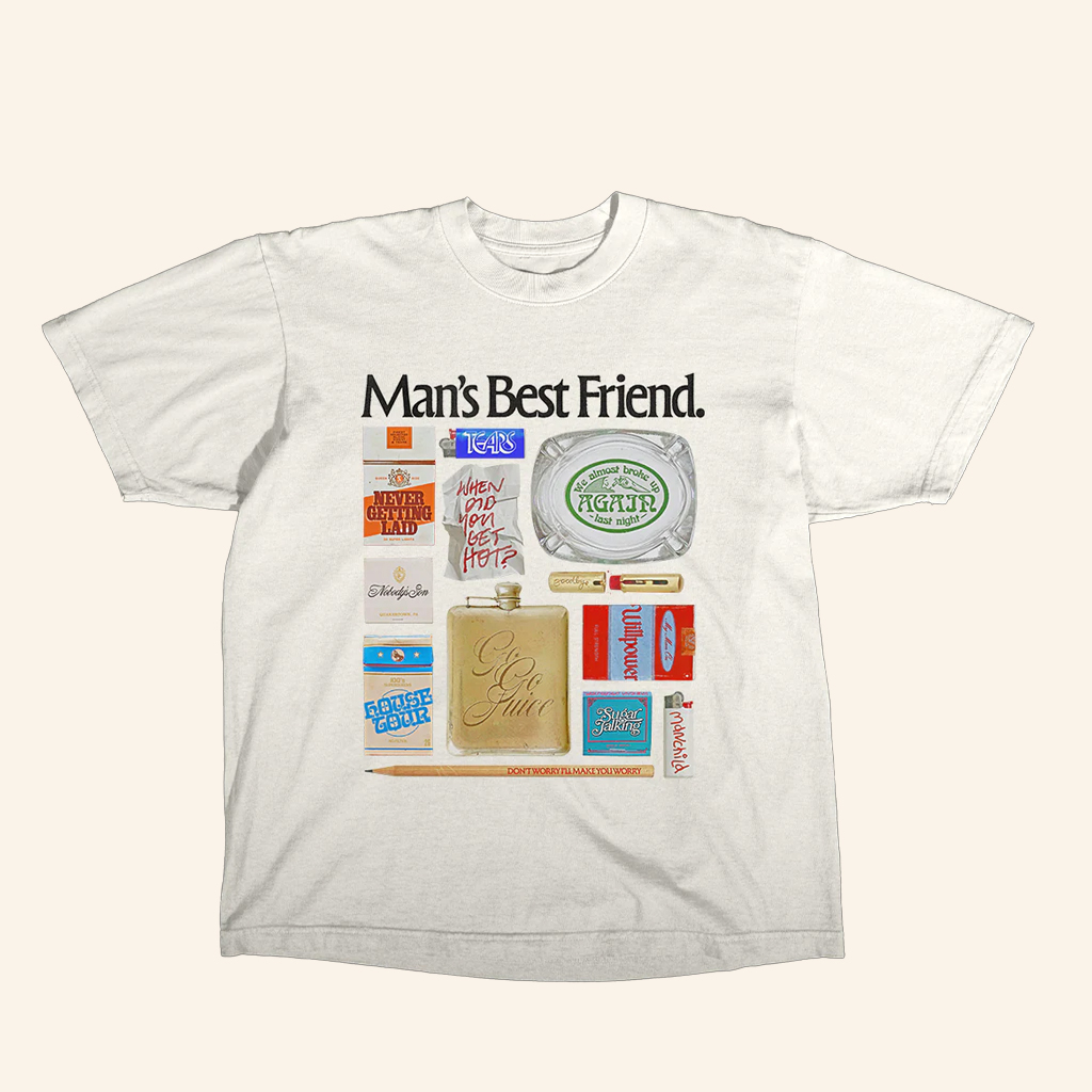 Sabrina Carpenter Merch Man's Best Friend Object T-Shirt Music Lover Gifts For Him