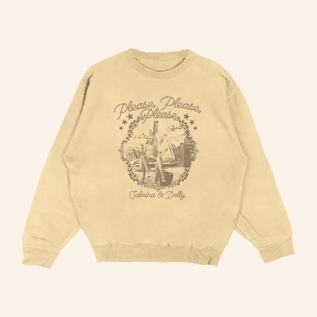 Sabrina Carpenter Merch Please Please Please Sabrina And Dolly Sweatshirt Gifts For Music Fans Sabrina Carpenter Merch Please Please Please Sabrina And Dolly Sweatshirt Gifts For Music Fans
