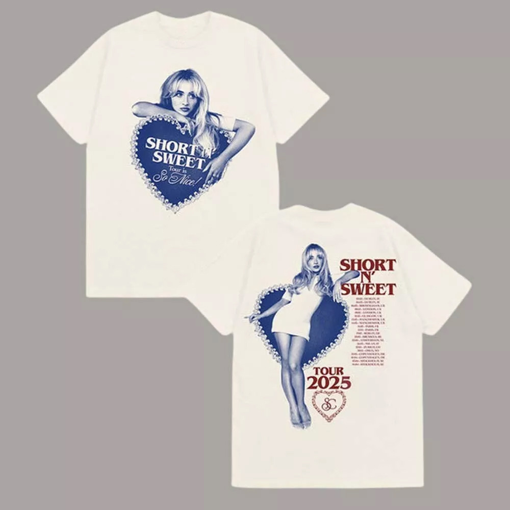 Sabrina Carpenter Merch Sabrina Carpenter Short n Sweet Tour EU UK Utilita Arena Birmingham 2025