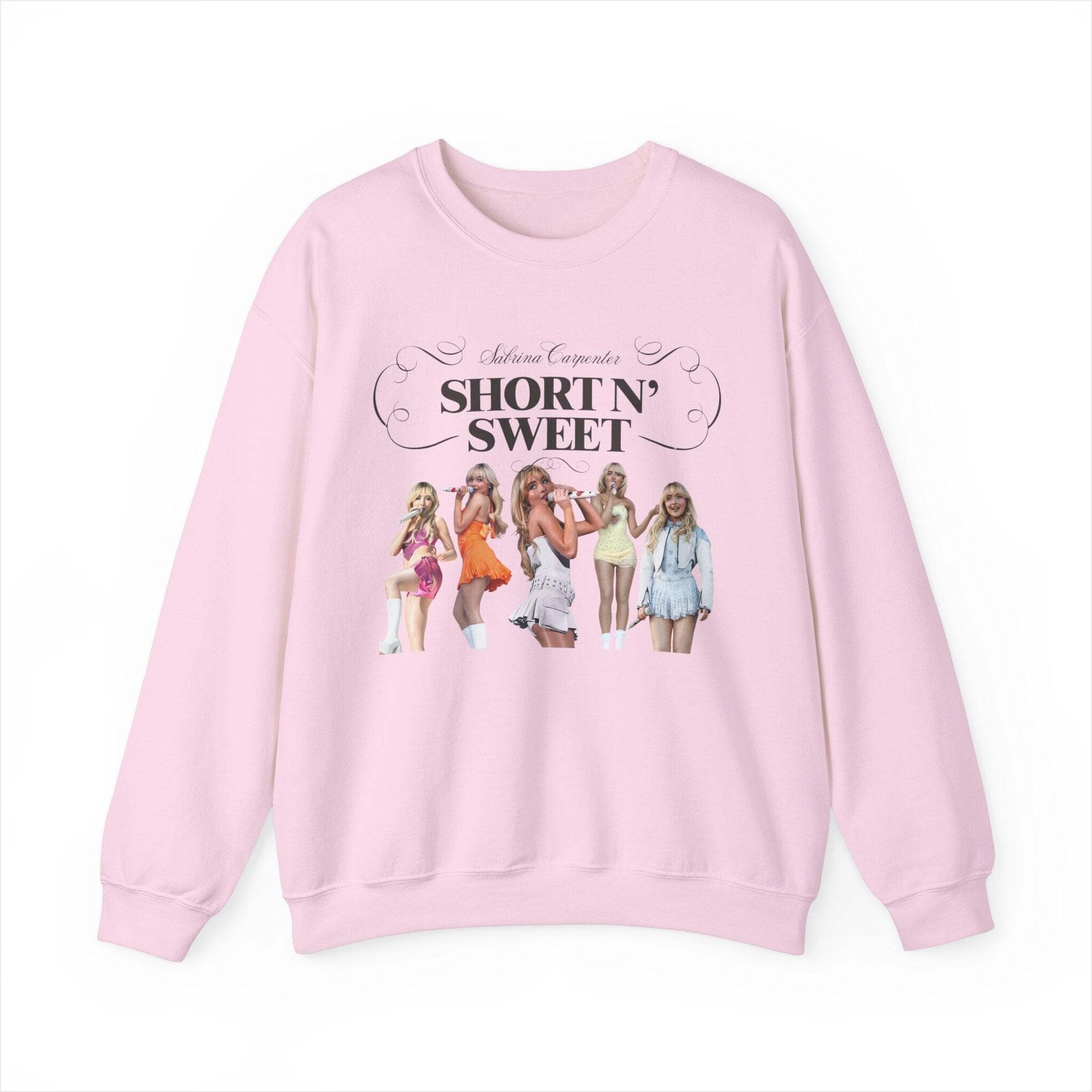 Sabrina Carpenter Short N Sweet tour Unisex Crewneck Sweatshirt Gifts For Besties Trendy Merch Sabrina Carpenter Short N Sweet tour Unisex Crewneck Sweatshirt Gifts For Besties Trendy Merch