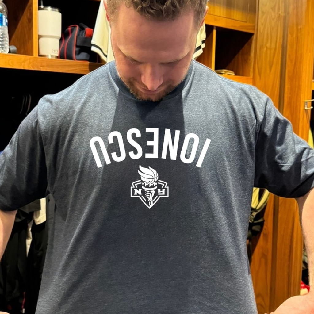 Sabrina Ionescu New York Basketball Player Name Invert Shirt Gifts For Your Son