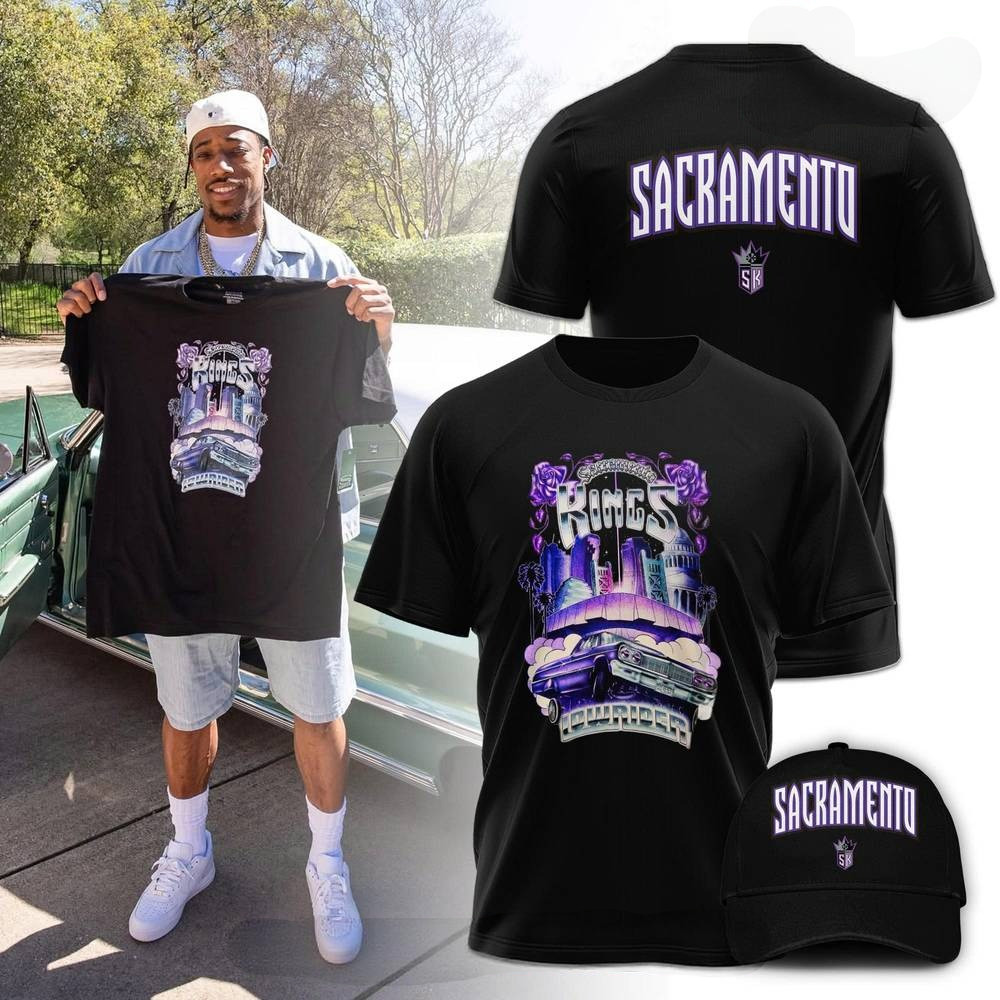 Sacramento Kings New Limited Edition Black T-Shirt Best Gift For A Basketball Fan