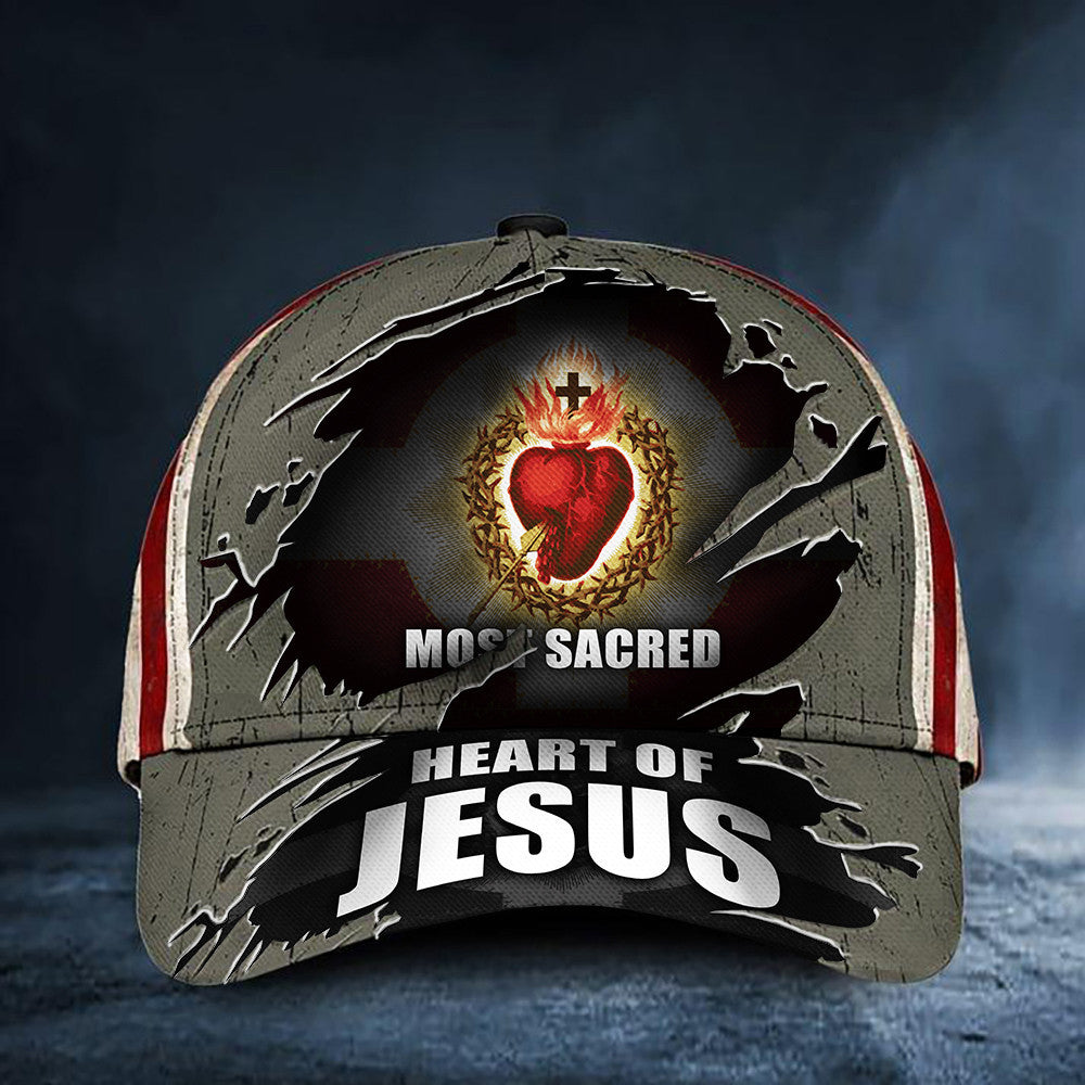 Sacred Heart Of Jesus Hat Christian Hat American Flag Cap Gifts For Dad Sacred Heart Of Jesus Hat Christian Hat American Flag Cap Gifts For Dad