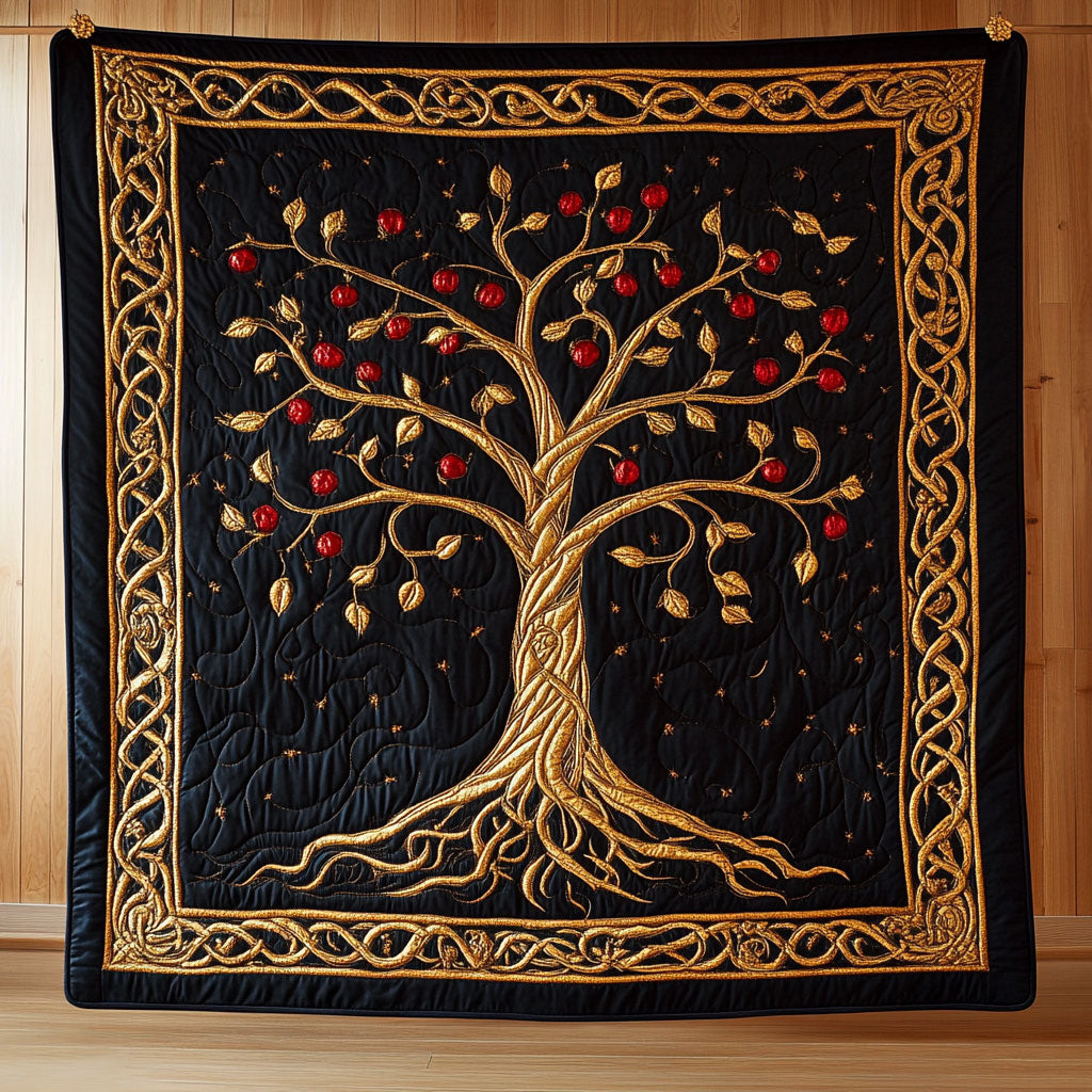 Sacred Orchard Quilt Blanket Christmas Throw Blanket Faith Based Christmas Gifts