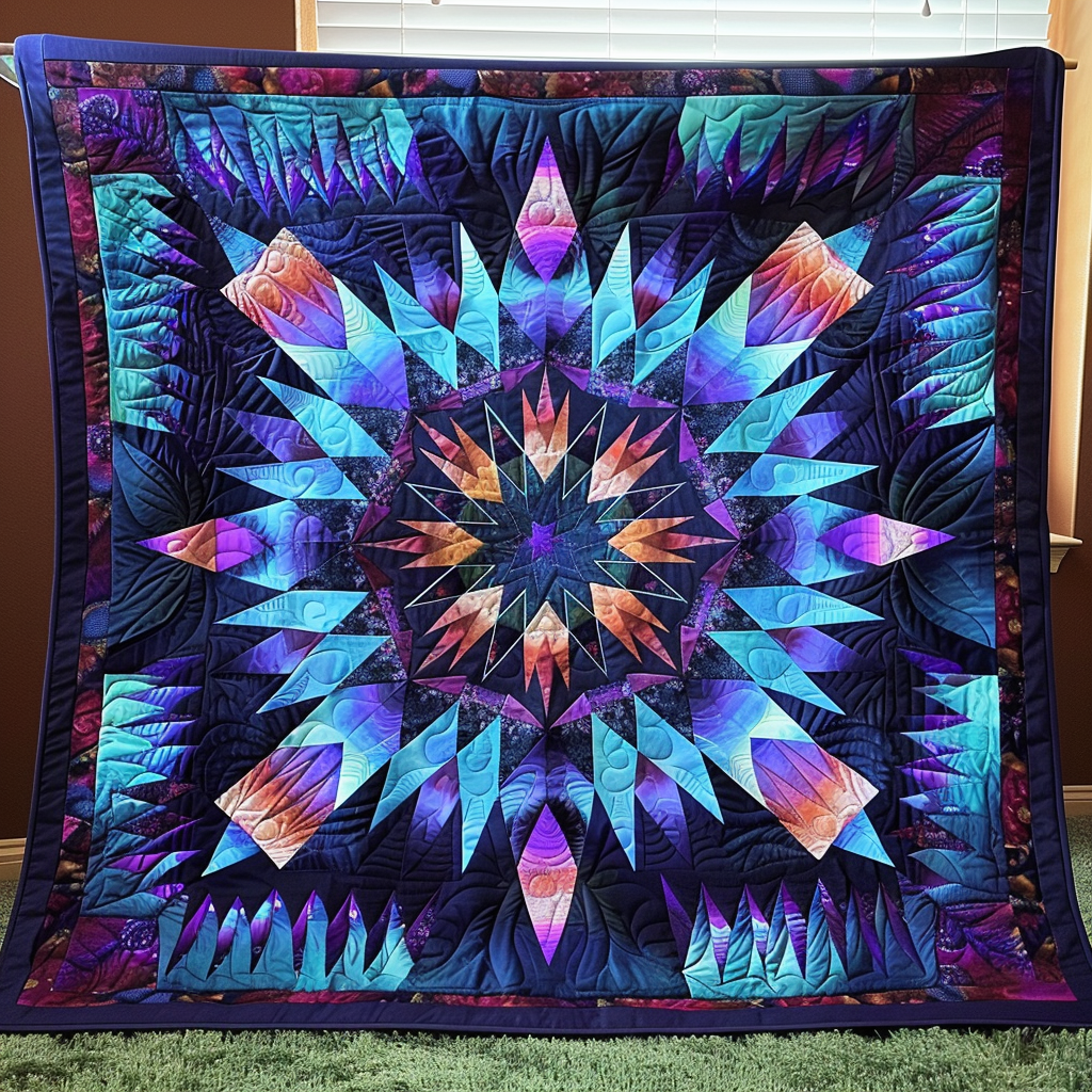 Sacred Sky Quilted Blanket Native American Indian Gifts