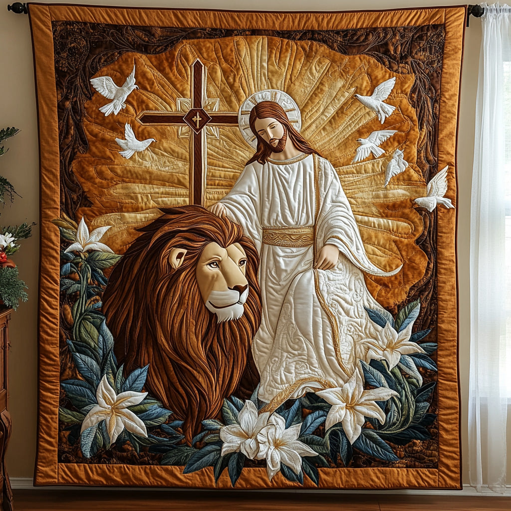 Sacred Strength Quilted Blanket Sofa Couch Throw Blanket Best African American Gifts