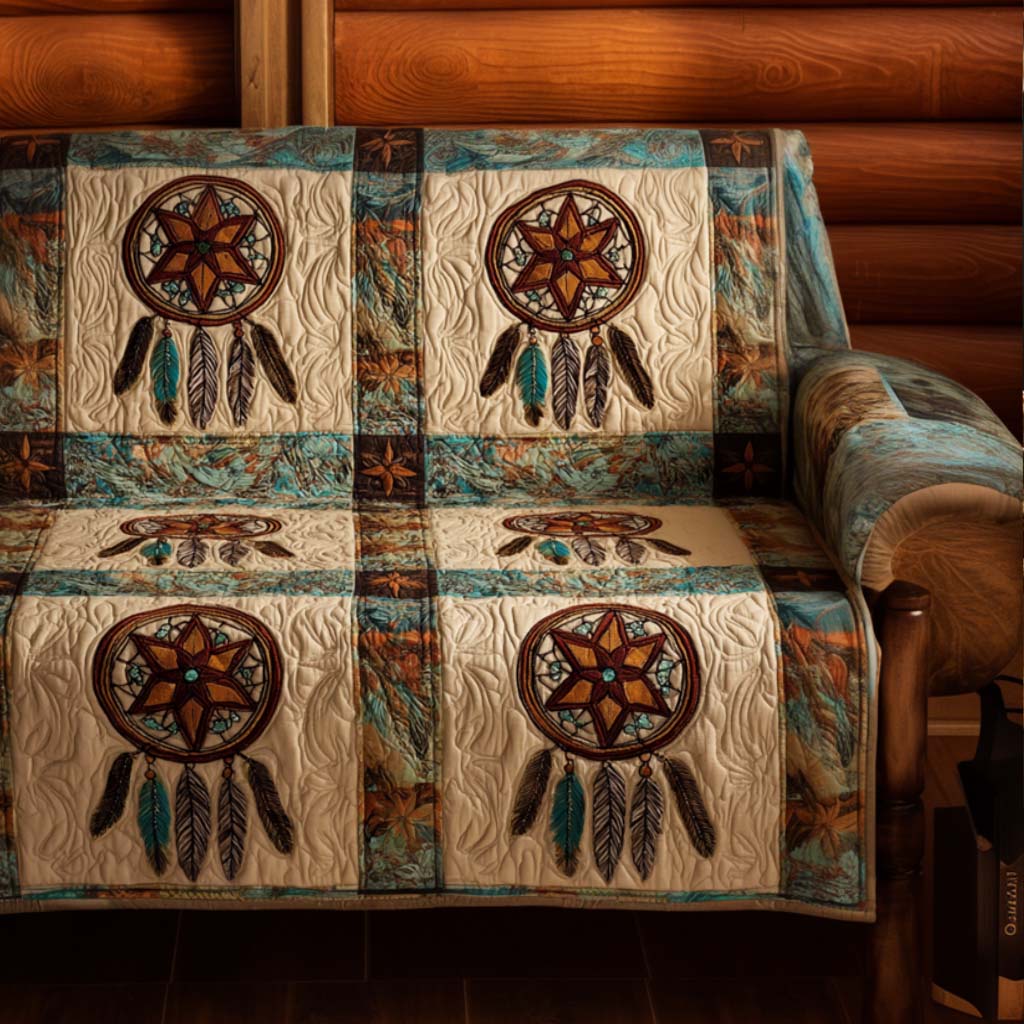 Sacred Winds Quilted Sofa Cover Seat Covers For Couches Native American Gifts