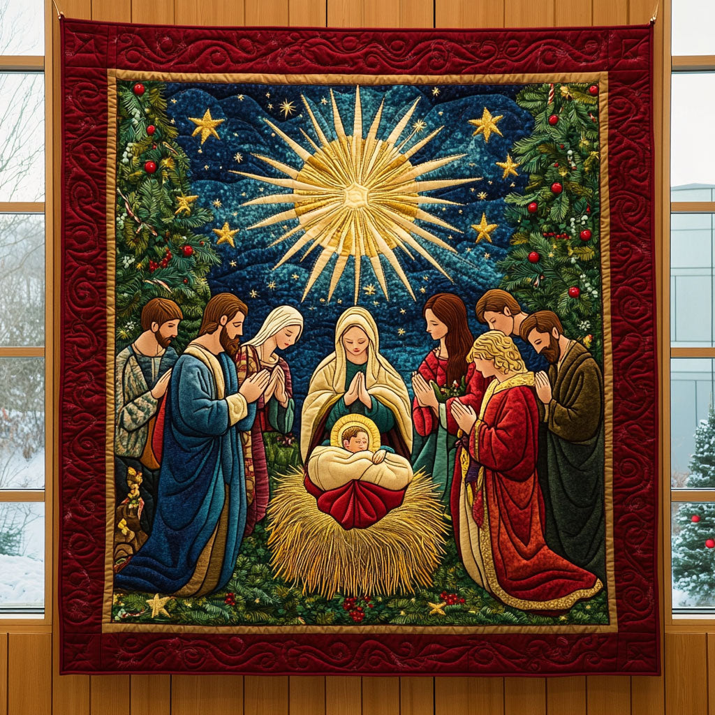 Sacred Wonder Quilt Blanket King Size Blanket Christian Gifts For Christmas