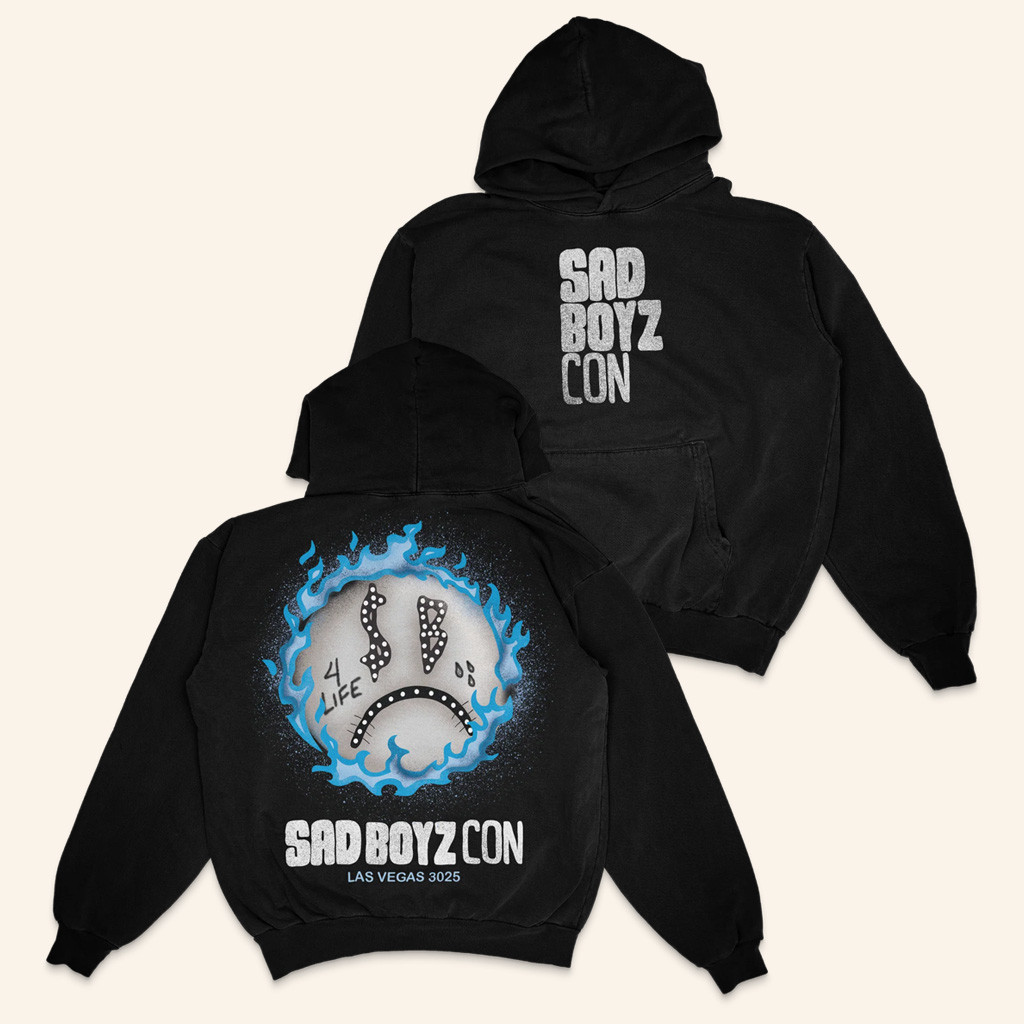 Sad Boyz Merch Blue Face Hoodie Christmas Gifts For Boyfriend