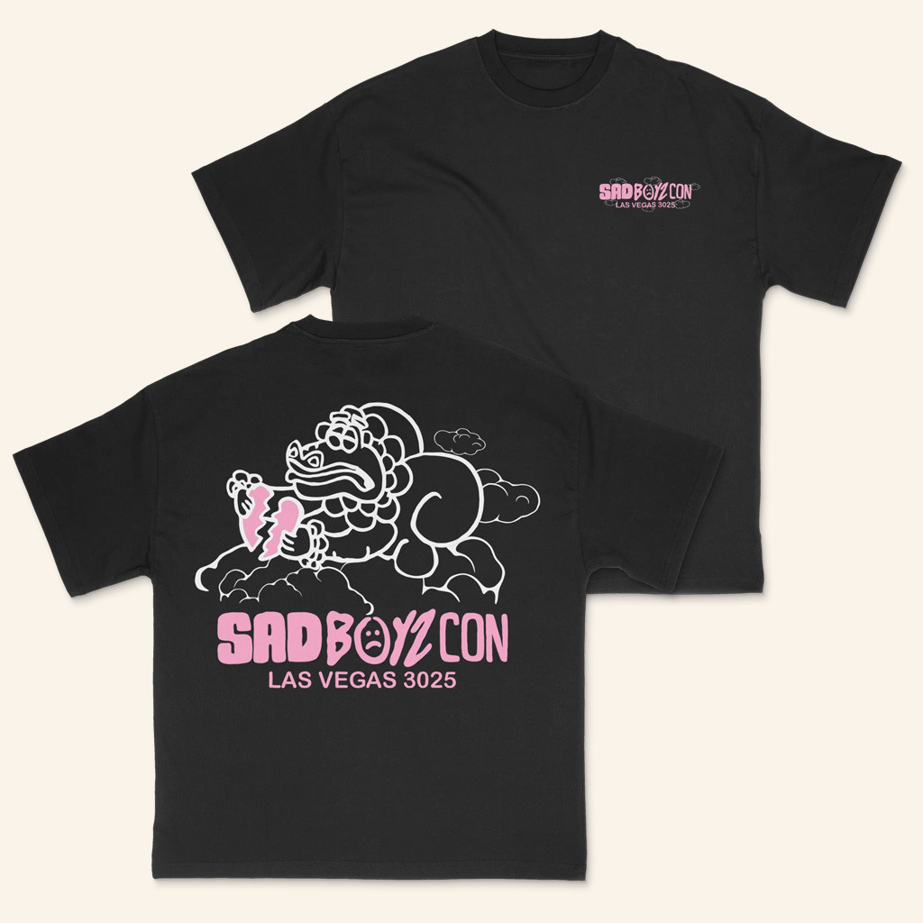 Sad Boyz Merch Dragon Cloud T-Shirt Christmas Gifts For Girlfriend
