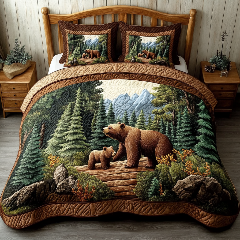 Safari Dreams Quilted Bedding Set Christmas Bedding Sets Presents For Wildlife Lovers