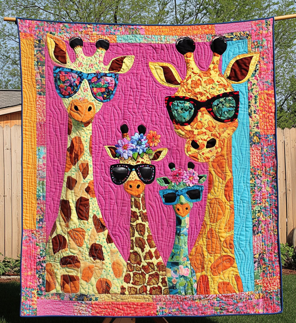 Safari Dreams Quilted Blanket Giraffe Birthday Presents