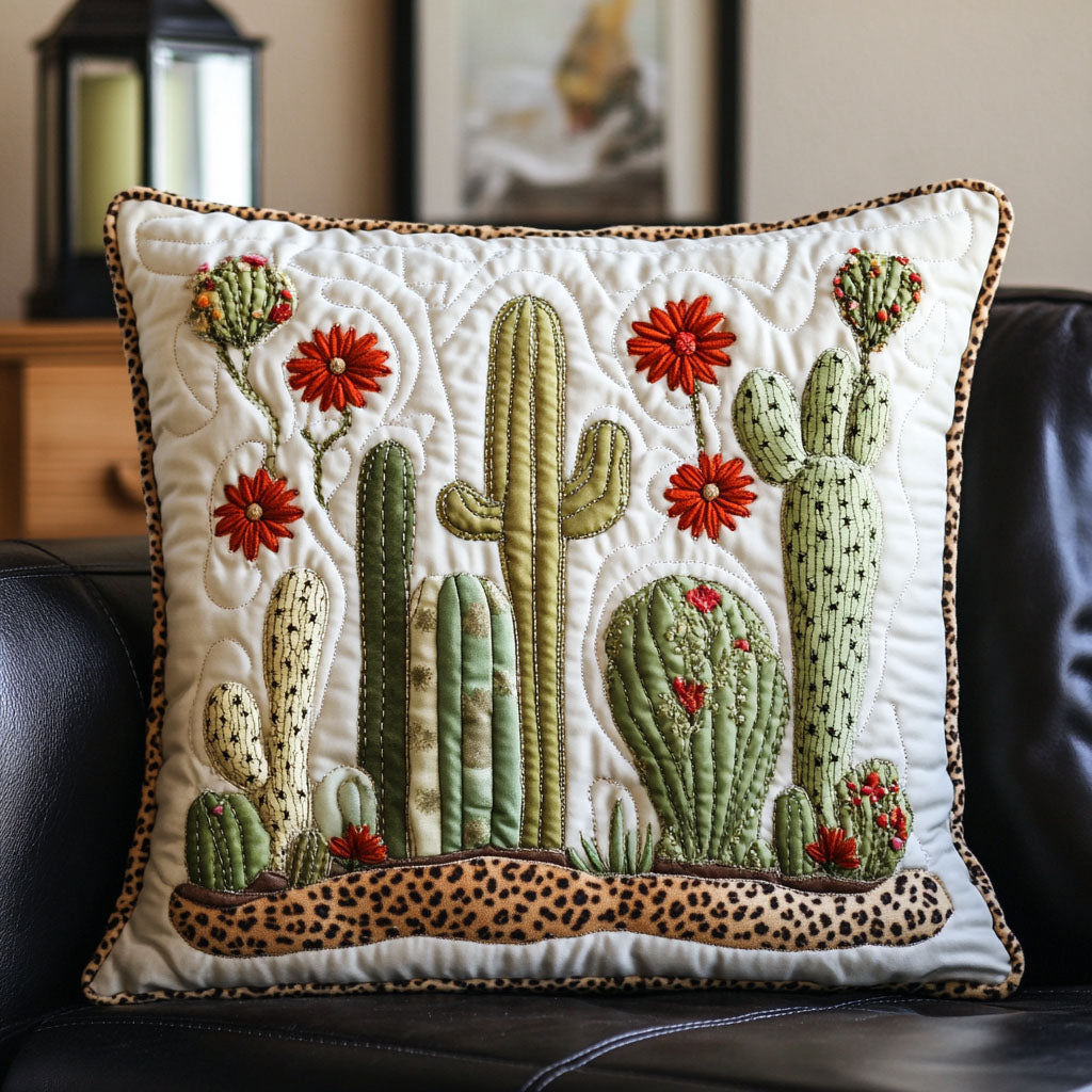 Sagebrush Dreams Quilted Pillow Case Throw Pillow Cases Cactus Birthday Gift