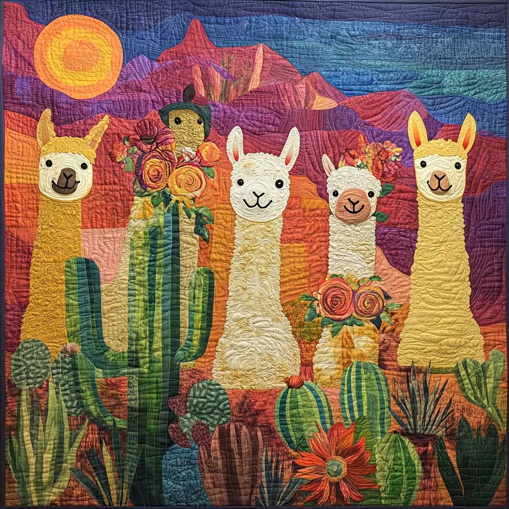 Saharah Alpacas Quilt Blanket Gifts For Men Who Have Everything