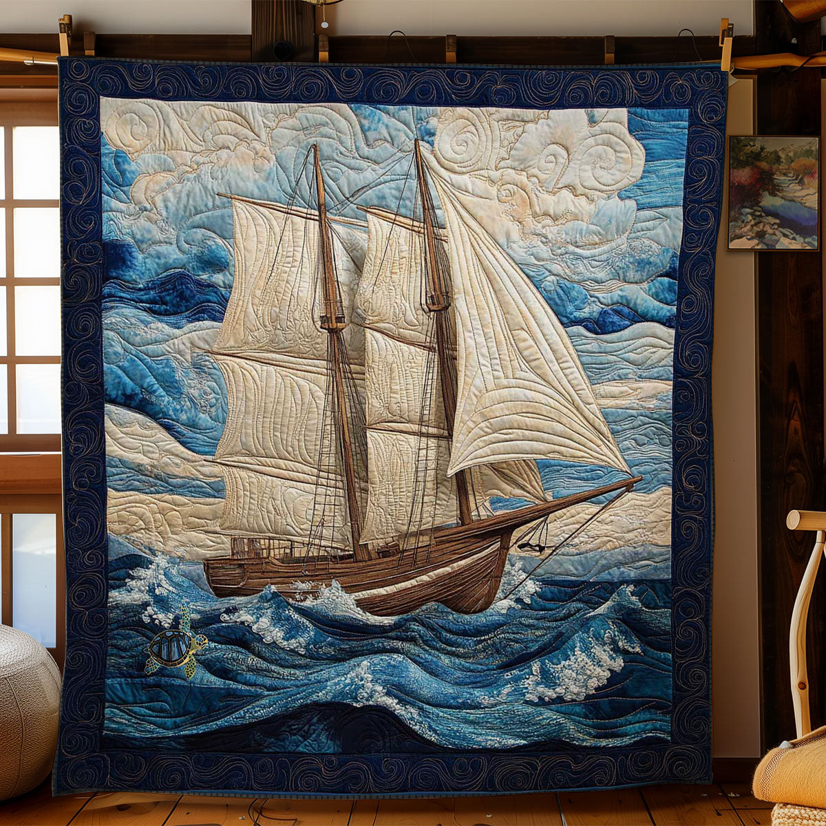 Sailing Waves Winter Blanket Christmas Presents For Your Family