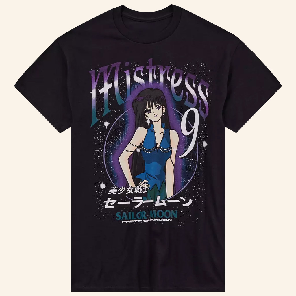 Sailor Moon Merch Pretty Guardian Sailor Moon Mistress 9 T-Shirt Anime Fan Gift Ideas