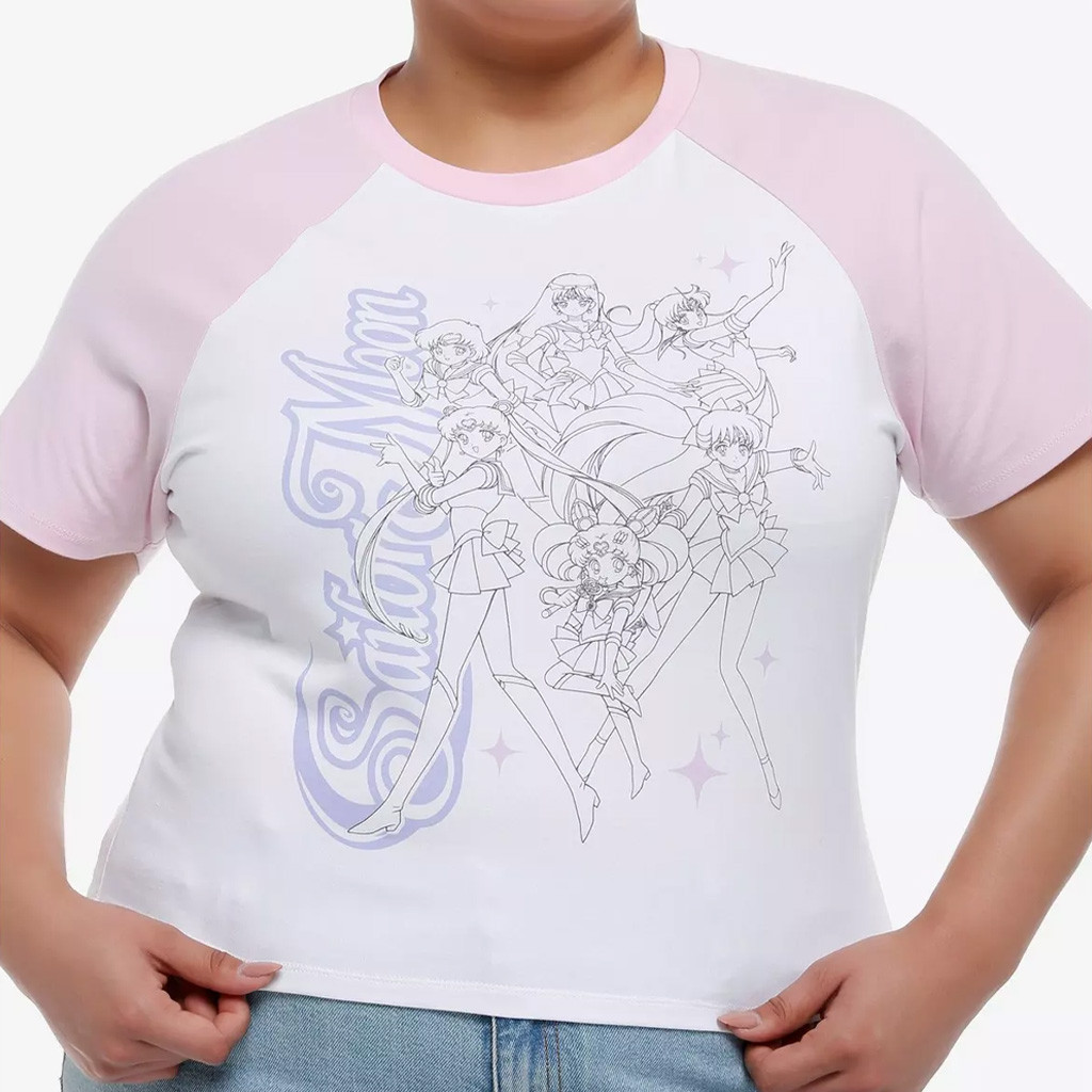 Sailor Moon Merch Pretty Guardian Sailor Moon Outline And Names T-Shirt Gifts For Daughters