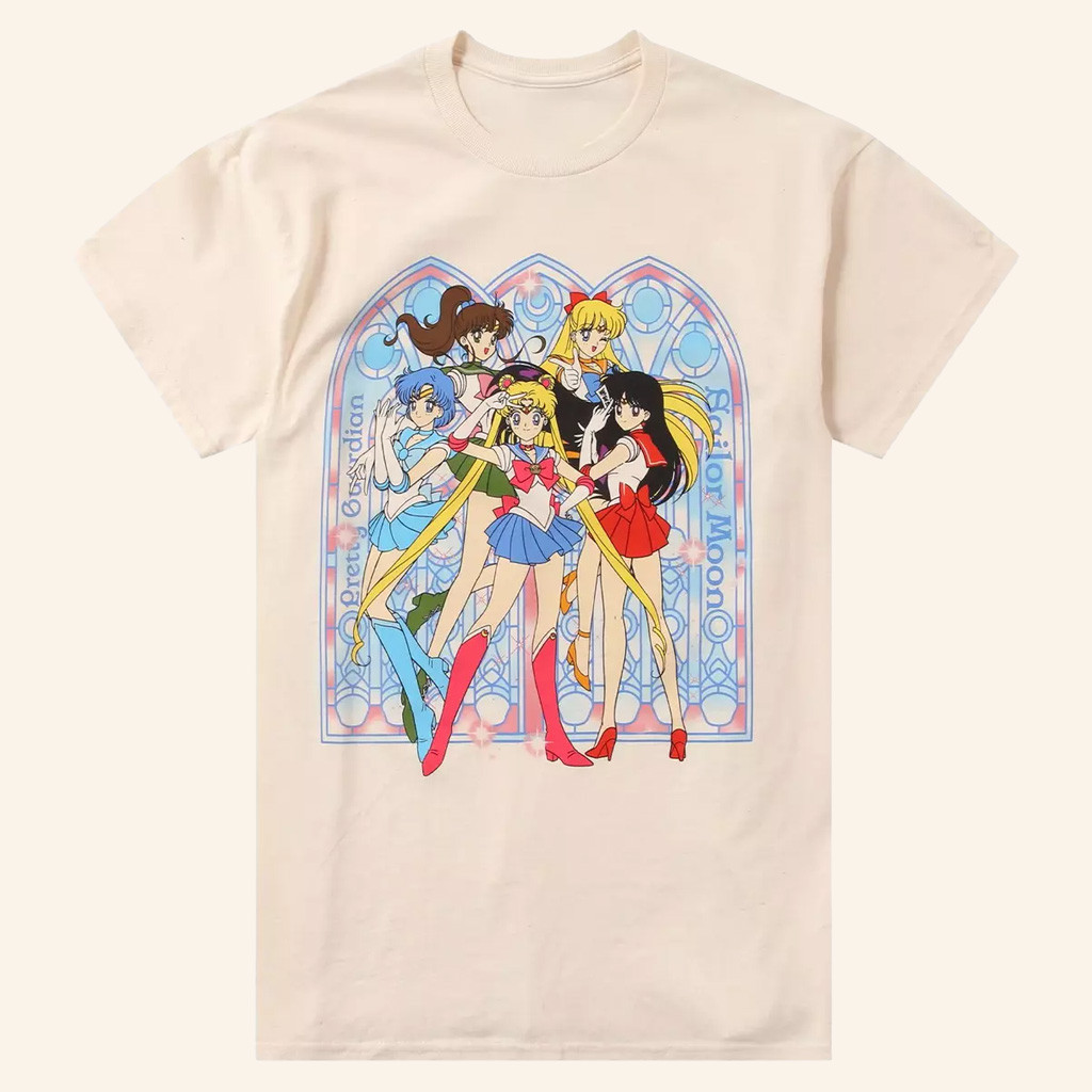 Sailor Moon Merch Pretty Guardian Sailor Moon Stained Glass T-Shirt Best Gifts For Anime Fan Sailor Moon Merch Pretty Guardian Sailor Moon Stained Glass T-Shirt Best Gifts For Anime Fan