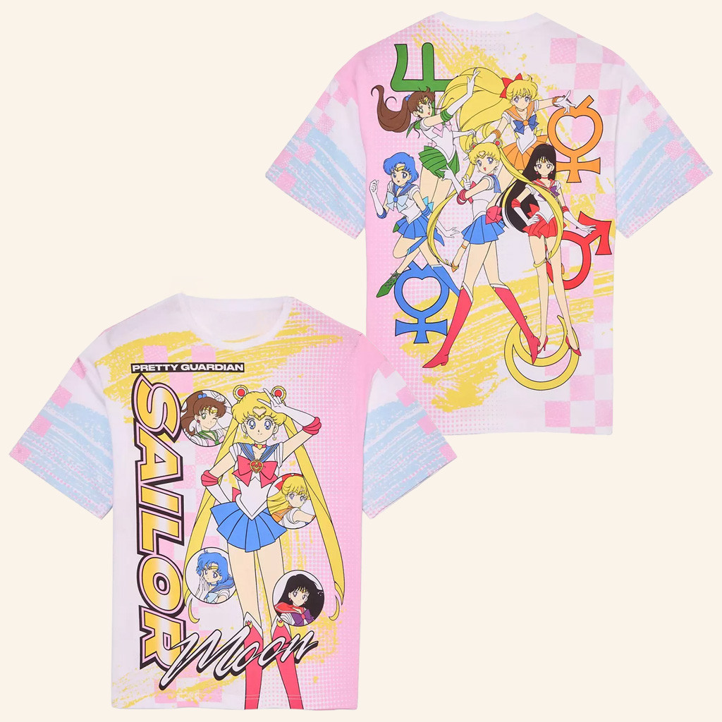 Sailor Moon Merch Sailor Moon Group Portrait T-Shirt Best Gifts For Anime Lovers Sailor Moon Merch Sailor Moon Group Portrait T-Shirt Best Gifts For Anime Lovers
