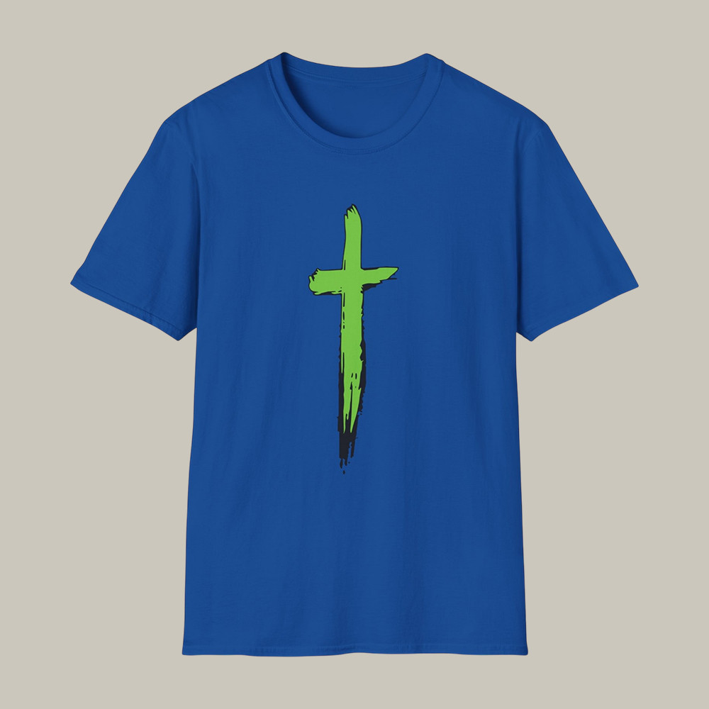 Saint Jhn Billie's Day Off Faith Cross T-Shirt Saint Jhn Fan Merch Present For Boyfriend