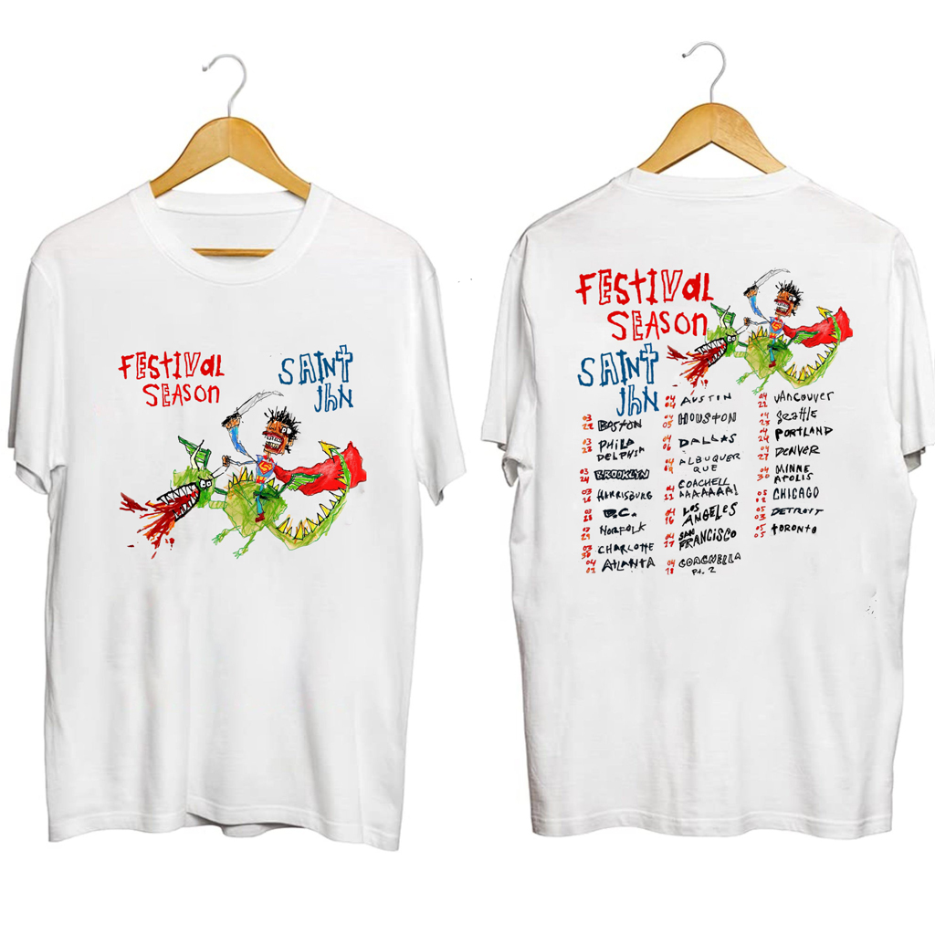 SAINt JHN Festival Season Tour Shirt SAINt JHN Merch Music Gift Ideas For Guys SAINt JHN Festival Season Tour Shirt SAINt JHN Merch Music Gift Ideas For Guys