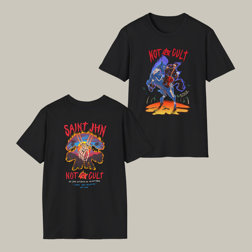 Saint Jhn Horse Stampede T-Shirt Saint Jhn Music Fan Clothes Cool Present For Huge Fans