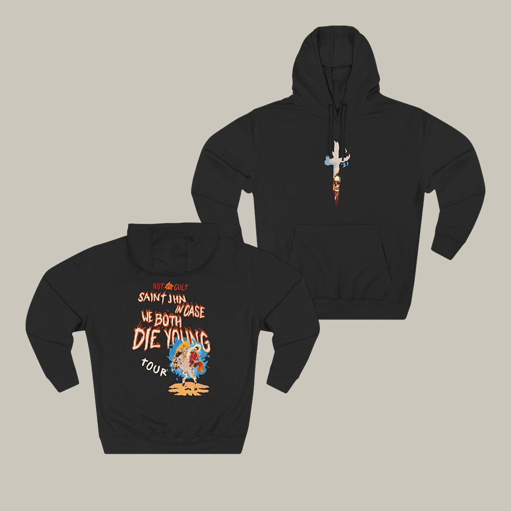Saint Jhn Incase We Both Die Young World Tour Hoodie Saint Jhn Merch Rap Music Fan Gift