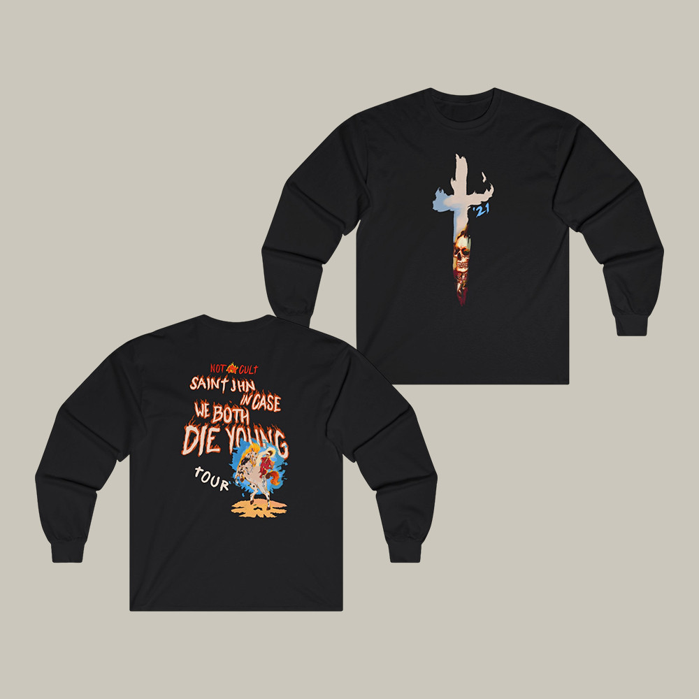 Saint Jhn Incase We Both Die Young World Tour Long Sleeve Shirt Saint Jhn Apparel