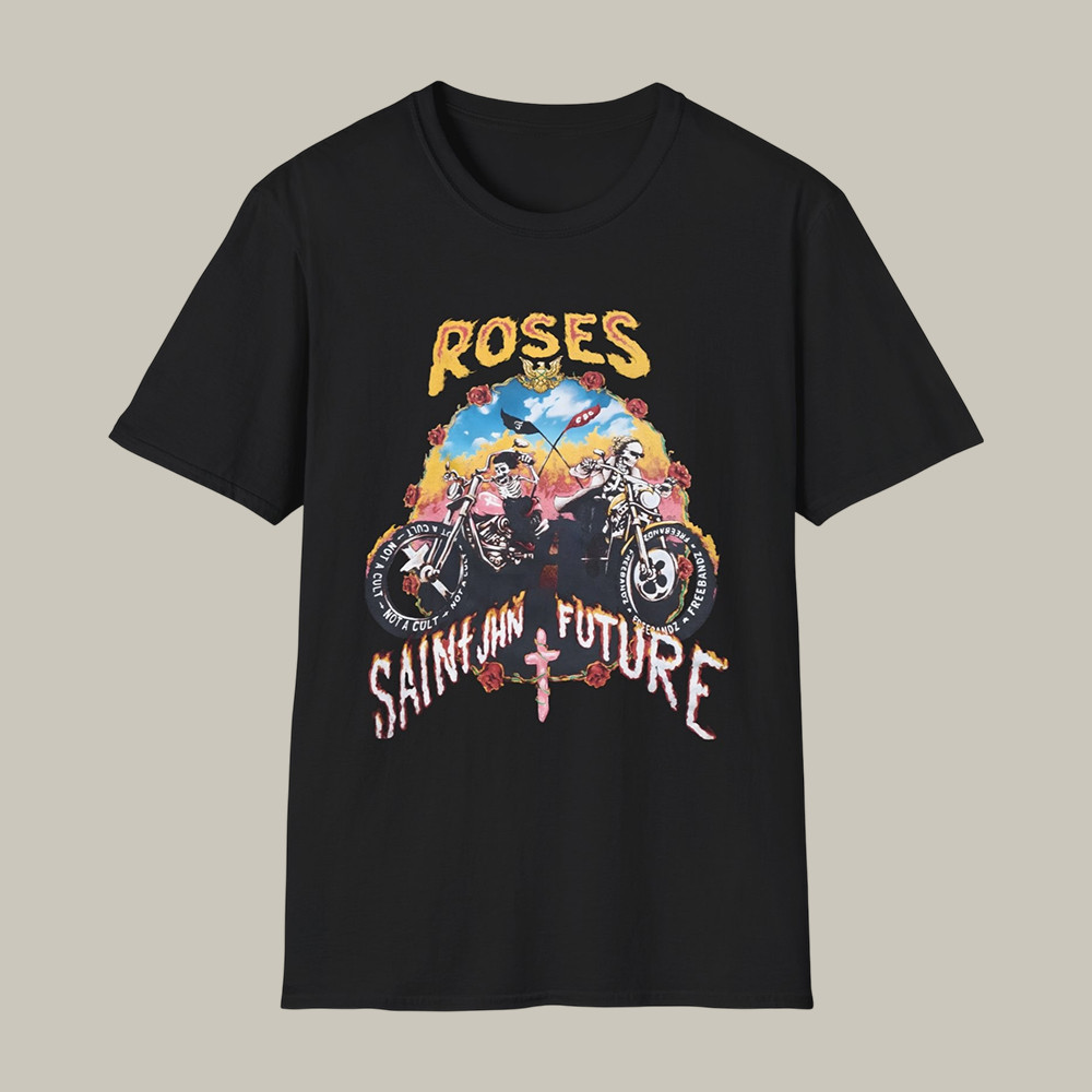 Saint Jhn Not A Cult X Freebandz Roses T-Shirt Saint Jhn Merch Best Fan Gift