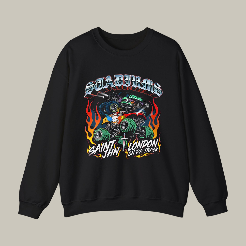 Saint Jhn Stadiums With London On Da Track Sweatshirt Rap Music Fan Merch Saint Jhn Lover Gift