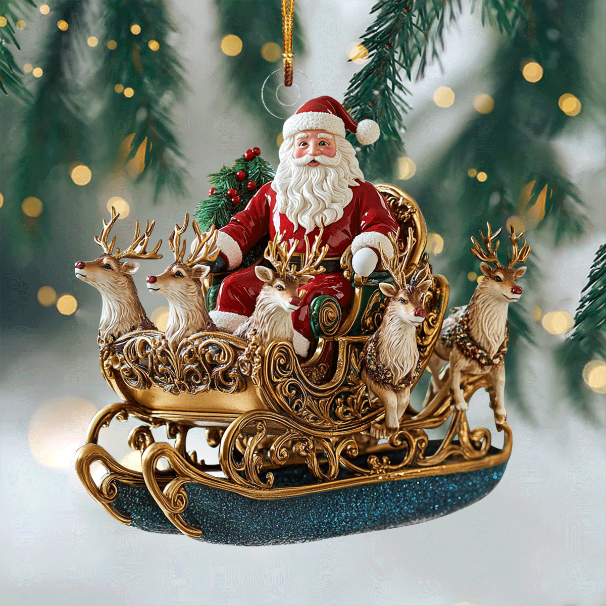 Saint Nick Magic Mica Ornament