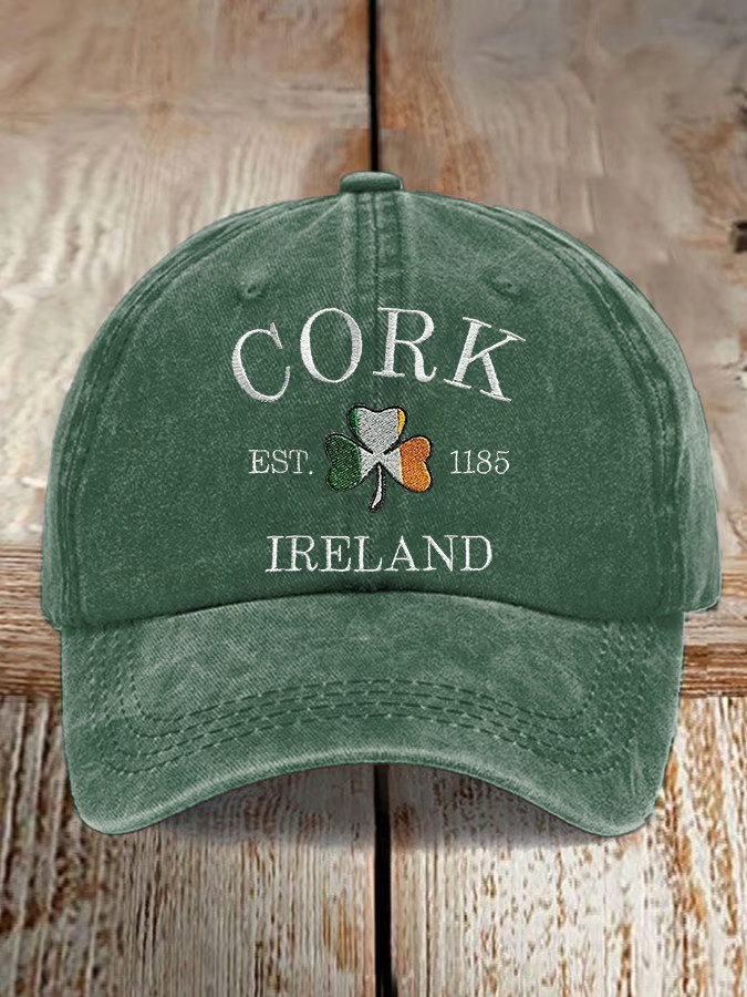 Saint Patrick's Day Cork Ireland Hat Embroidered Best St Patricks Day Gifts For Brother