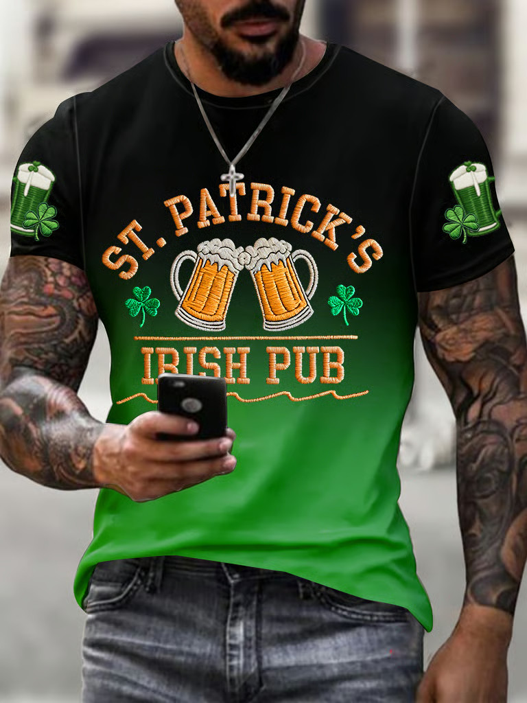 Saint Patrick's Day Irish Pub Drinking Shirt Funny Beer Lover Gift