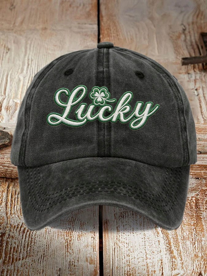 Saint Patrick's Day Lucky Hat Embroidered St Patrick's Day Hat Gifts For Irish