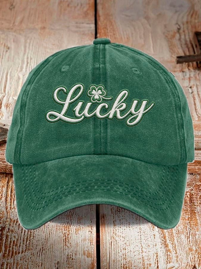Saint Patrick's Day Lucky Hat Embroidered St Patrick's Day Hat Gifts For Irish