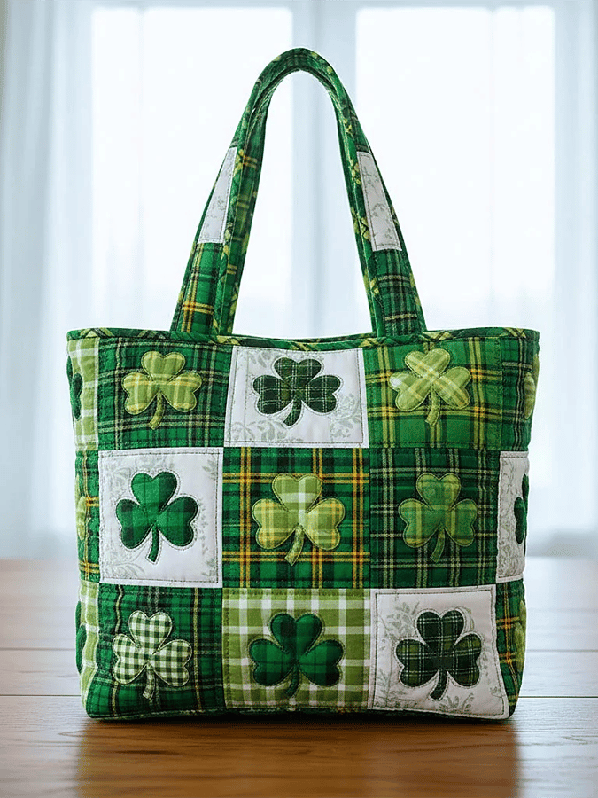 Saint Patrick's Day Quilted Handbag St Patricks Day Gift Ideas Mom Presents
