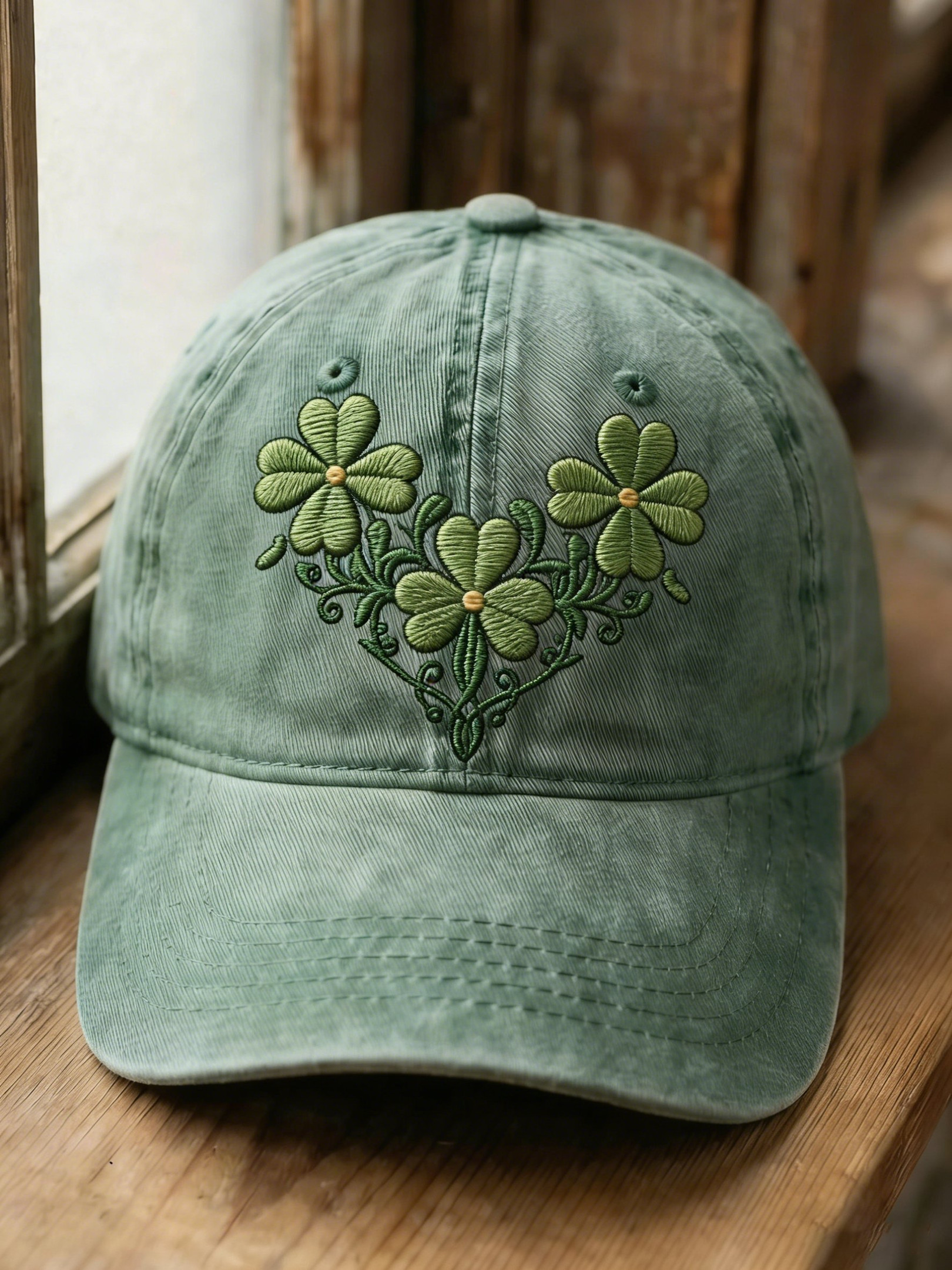 Saint Patrick's Day Shamrock Hat Embroidered Ireland Holiday Hat St Patty's Day Gift Ideas