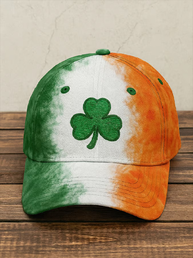 Saint Patrick's Day Shamrock Ireland Flag Hat Embroidered Good St Patrick's Day Gifts