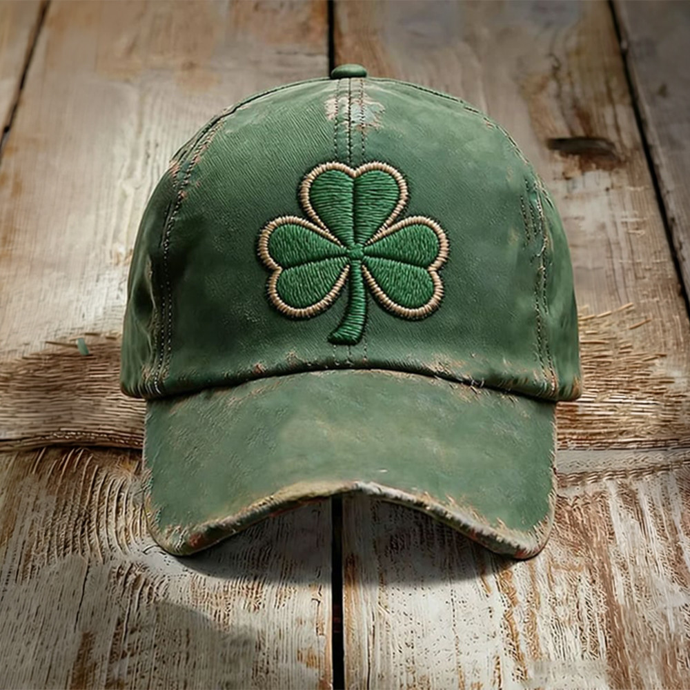 Saint Patrick's Day Shamrock Vintage Hat Holiday Baseball Cap St Patrick's Day Gift