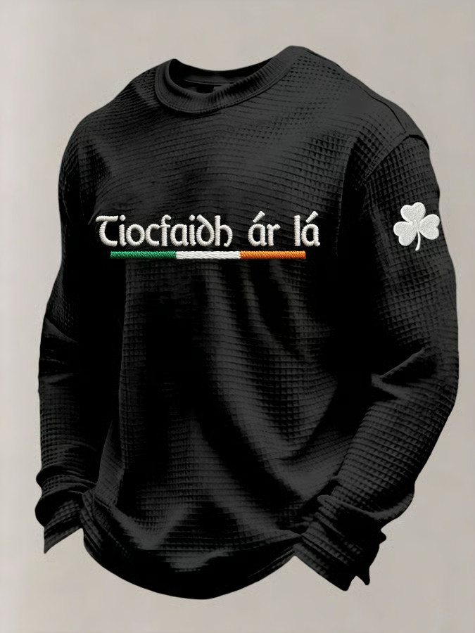 Saint Patricks Day Womens Clothing Tiocfaidh  Long Sleeve T-Shirt Shamrock Gift Ideas