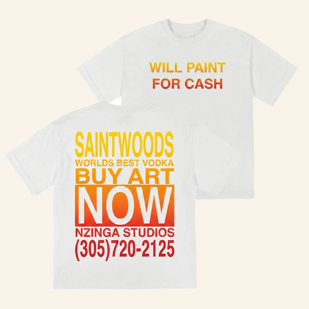 Saintwoods Merch Will Paint For Cash T-Shirt Best Gift For Painting Lovers Saintwoods Merch Will Paint For Cash T-Shirt Best Gift For Painting Lovers