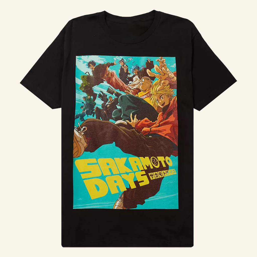 Sakamoto Days Merch Sakamoto Days Group Poster T-Shirt Best Gift For Manga Fan