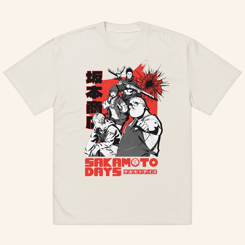 Sakamoto Days Merch Sakamoto Days Group T-Shirt Gifts Ideas For Brothers