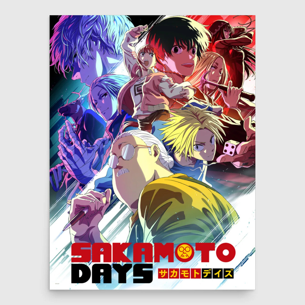 Sakamoto Days Merch Sakamoto Days Part 2 Poster Wall Art Decor Gifts For Anime Lovers